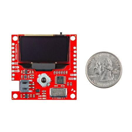 Portability Shield - overlay with 1.3'' OLED display and joystick - SparkFun DEV-27510