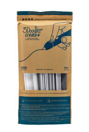 Filament 3Doodler Create+ ABS 3 mm - 250 pieces - GreyScale