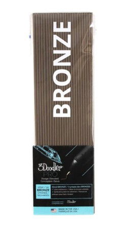 Filament 3Doodler PRO 3 mm - 25 pieces - Bronze