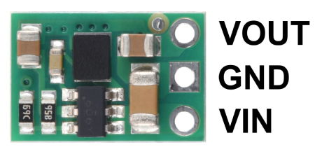 D45V5F9 - step-down converter - 9V 0.5A - Pololu 5436