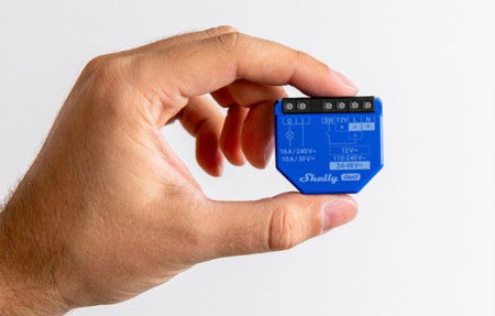 Shelly 1 Gen3 - 1-channel in-wall relay / controller - WiFi / Bluetooth - Android / iOS app - 4 pcs.