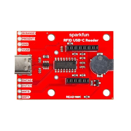125 kHz RFID Tag Reader - USB Type-C - SparkFun SEN-28020