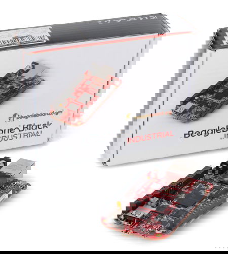 BeagleBone Black Industrial - ARM Cortex A8 1GHz Development Board - 512MB RAM + 4GB eMMC