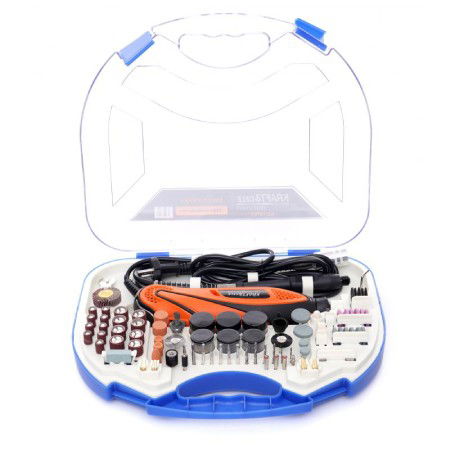Mini grinder - drill Kraft&Dele 270 W + accessories 210 pieces - KD10753