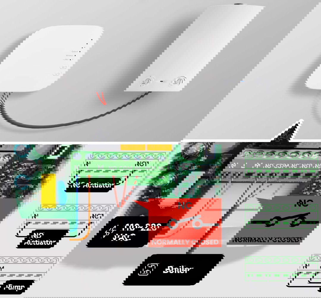 Tuya - Wireless RF/WiFi Thermostat with Split Controller - TS209