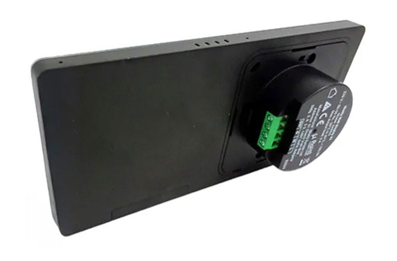 Shelly Wall Display X2 - Smart Control Panel with 5A WiFi/Bluetooth Relay + BLU H&T Sensor - Black