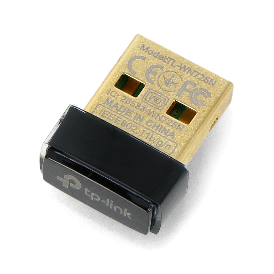 WiFi USB Nano N 150Mbps TP-Link TL-WN725N wireless network card - Raspberry Pi