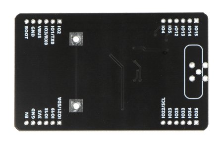 The black GPS cover for the micromis base v1 lies upside down on a white background.