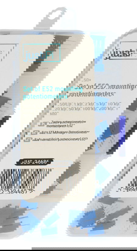 E52 mounting potentiometer set - 50 pcs - justPi