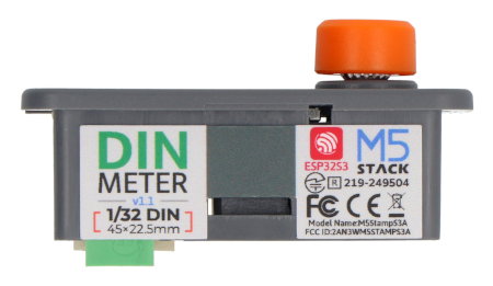 DinMeter v1.1 - 1/32 DIN standard development module - M5Stamp S3 - M5Stack K134