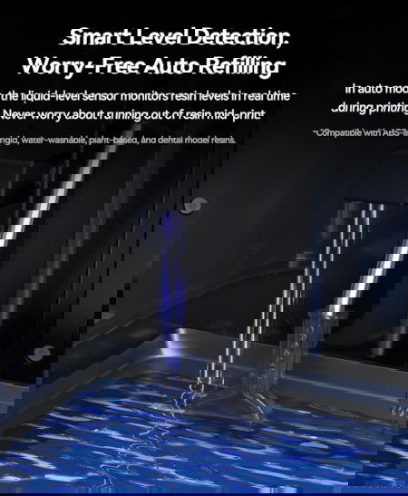 Intelligent resin pumping module for Creality 3D printers