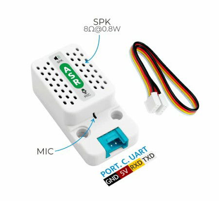 ASR - AI offline voice recognition module - CI-03T - Unit expansion module - M5Stack U194