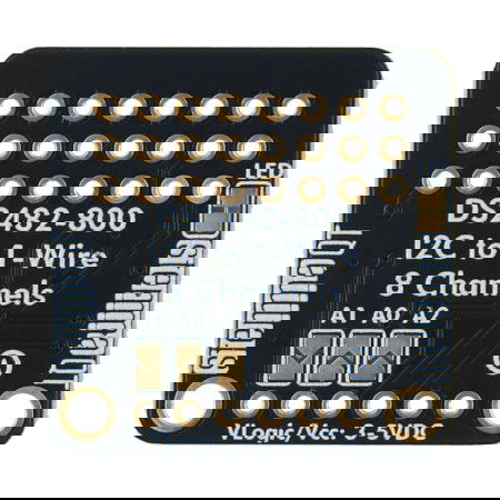 DS2482S-800 - I2C to 1-Wire converter 8 channels - STEMMA QT / Qwiic - Adafruit 6027