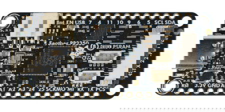 Feather RP2350 - board with RP2350 microcontroller and HSTX connector - Adafruit 6000