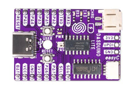 Dasduino LITE - ATTiny1604 - Arduino compatible - no connectors - Soldered 333008