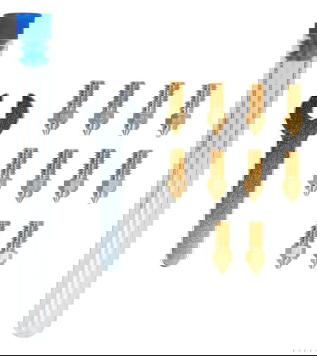 Nozzle Kit 0.2mm / 0.4mm / 0.6mm / 0.8mm for Elegoo Neptune 4 / 4 Pro 3D Printers - Brass