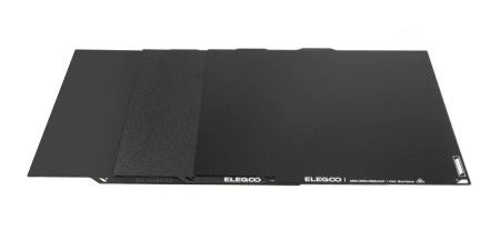 Set of double-sided magnetic overlays for Elegoo Centauri Carbon / Centauri 3D printers - 3 pcs. - 256 x 256 mm