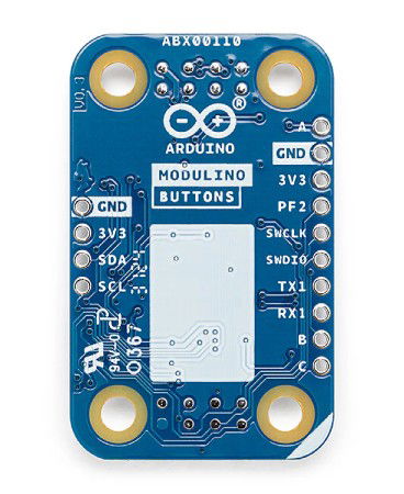 Arduino Modulino Buttons - interactive module with 3 buttons and LEDs - Qwiic - ABX00110