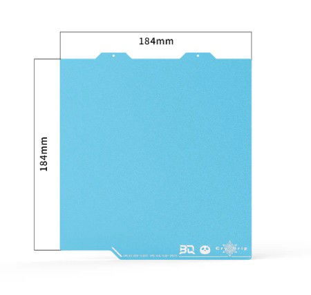 BIQU Panda Buildplate CryoGrip Pro Frostbite - double-sided magnetic overlay - for BambuLab X1, P1 and A1 printers - 257 x 257 mm