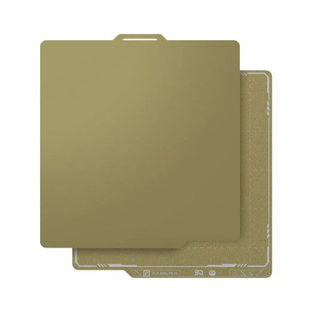BIQU Panda Build Plate Textured x Smooth PEI - Double-Sided Magnetic Overlay - for Bambu Lab P1, X1 and A1 Printers - 257 x 257 mm
