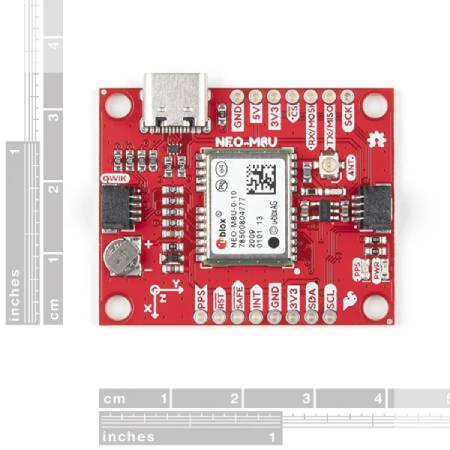 NEO-M8U GPS module - Dead Reckoning - Qwiic - SparkFun GPS‑16329