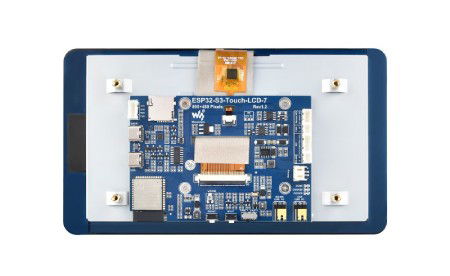ESP32-S3 - WiFi + Bluetooth development board with 7'' IPS LCD display 800 x 480 px - Waveshare 27078