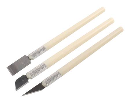 A set of precision knives for processing 3D prints - 13 blades + 3 handles