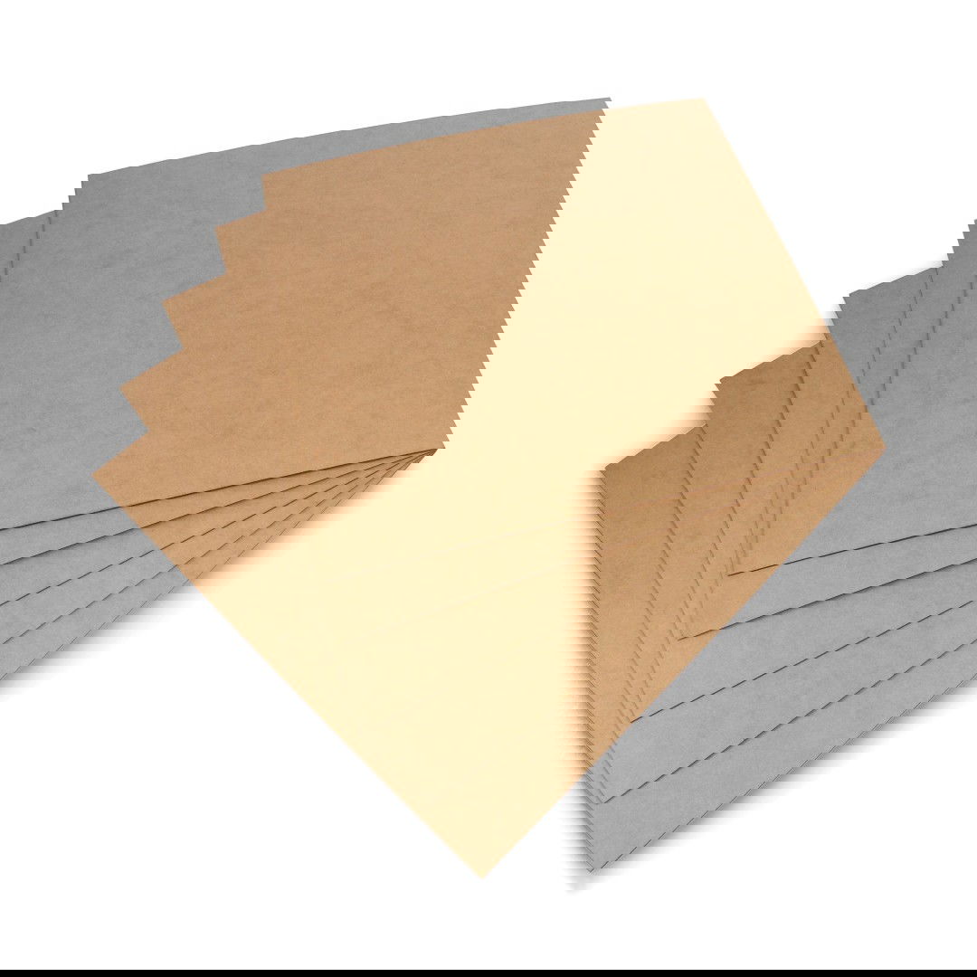 Cardboard board - 1 mm - 300 x 300 mm - 5 pcs.