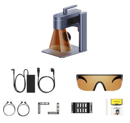 LaserPecker LP4 - 10W diode and 2W infrared laser engraver - basic kit