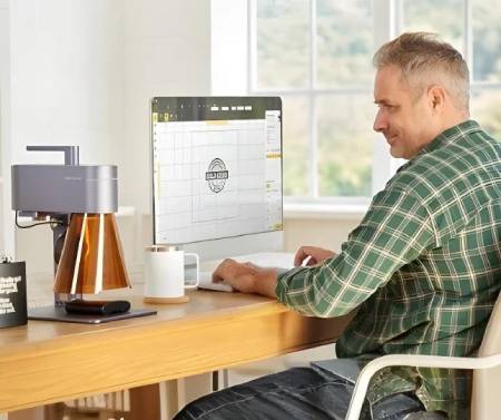 LaserPecker LP4 - 10W diode and 2W infrared laser engraver - basic kit