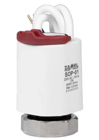 Zamel Supla ZSP-01 - kit for controlling water underfloor heating - LLM-01 control strip + SOP-01 actuators - 230 V