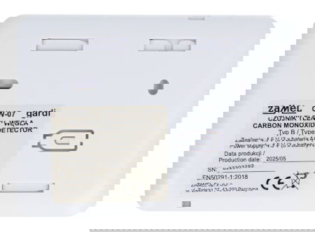 Battery-powered carbon monoxide detector - Zamel CTW-07