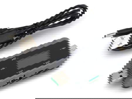 FNIRSI FNAC-28 2-in-1 USB tester - voltage, current and power meter from USB A / USB C port