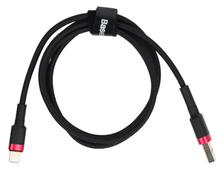 Baseus Cafule USB A - Lightning Cable Black and Red - 1 m