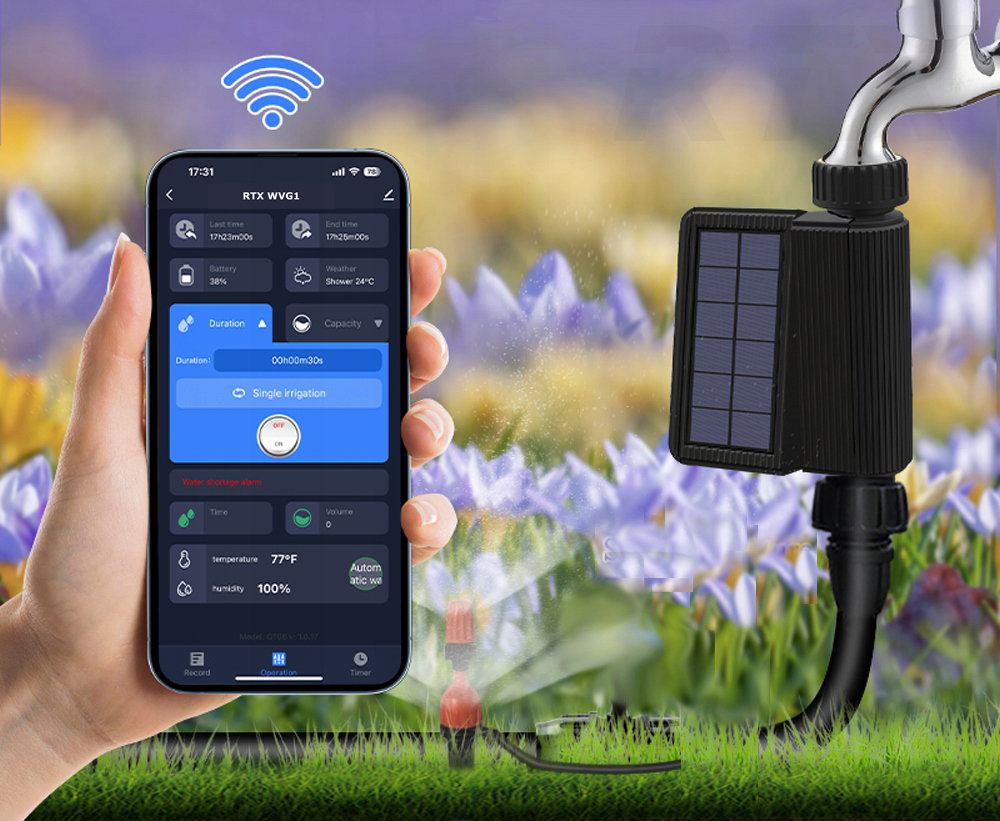 Tuya - smart 3/4'' valve with water consumption measurement - WiFi - RTX WVG1