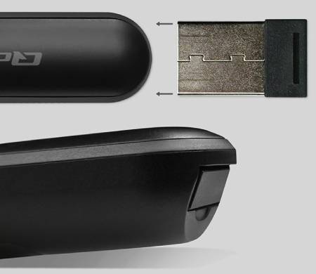 Laser pointer - 4-in-1 presenter - USB 3.0 - 2.4 GHz - 30 m - Qoltec 50631