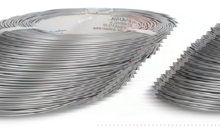 Rosa3D Refill PETG Standard HS filament 1.75 mm 1 kg - Aluminum