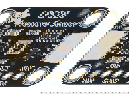 LPS28DFW - I2C pressure sensor - STEMMA QT / Qwiic - Adafruit 6067