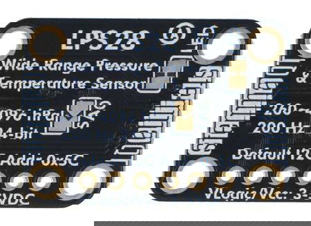 LPS28DFW - I2C pressure sensor - STEMMA QT / Qwiic - Adafruit 6067