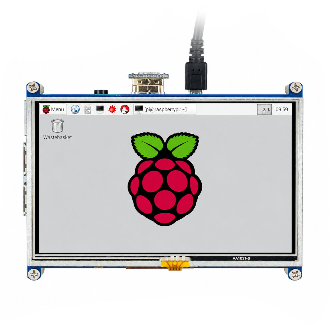 Touch screen 800x480px for Raspberry Pi - Joy-IT RB-LCD-5 5''