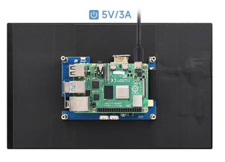 10.1DP-CAPLCD capacitive touchscreen LCD IPS 10.1'' 1280 x 800 px HDMI + USB - Waveshare 23739