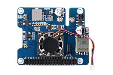 PoE M.2 HAT+ - PCIe adapter for NVMe M.2 drives with PoE support - for Raspberry Pi 5 - Waveshare 28411