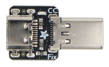 USB Type C CC Resistor Fixer - USB C adapter with 5.1 kΩ CC resistors - Adafruit 6323