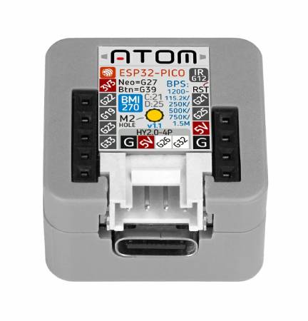 M5Atom-Matrix v1.1 - Development Module with RGB LEDs - ESP32 - M5Stack C008-B-V11