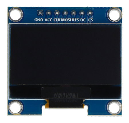 1.3'' OLED display 128 x 64 px SPI - SH1106 - white
