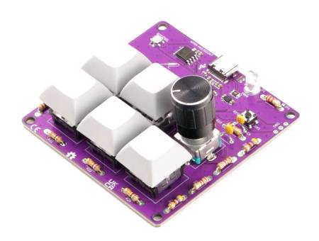 Macro Pad Solder Kit - educational kit for learning soldering - RP2040 - Soldered 333347