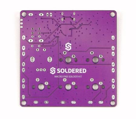 Macro Pad Solder Kit - educational kit for learning soldering - RP2040 - Soldered 333347