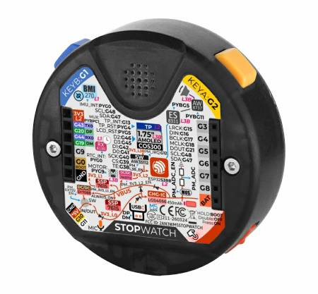 Stopwatch Dev Kit - ESP32-S3 - development kit - 1.75'' AMOLED display - M5Stack C152