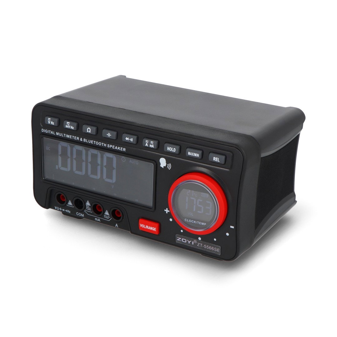 True RMS Multimeter with Bluetooth Speaker - ZOYI ZT-5566S