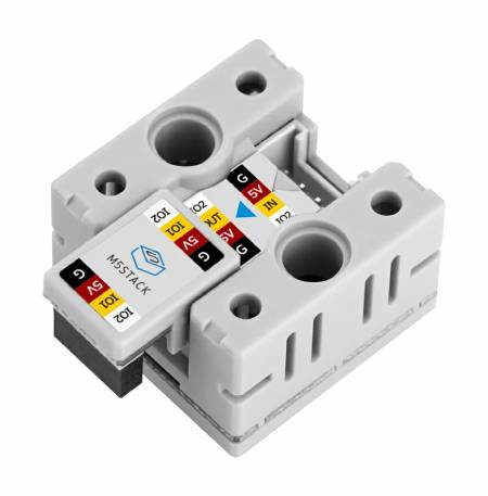 Chain Mono - 8x8 LED matrix with white diodes - UART - M5Stack U217